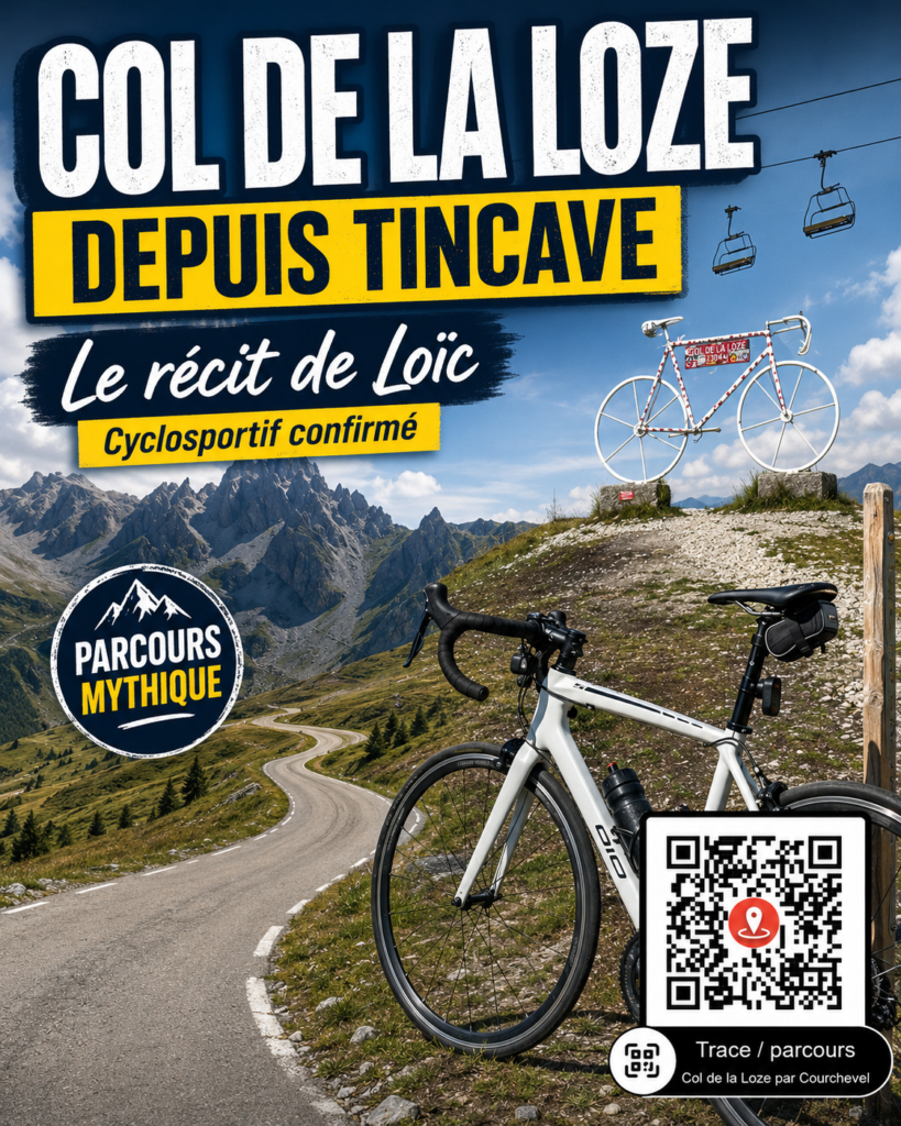 Descente du Col de la Loze côté Méribel en été