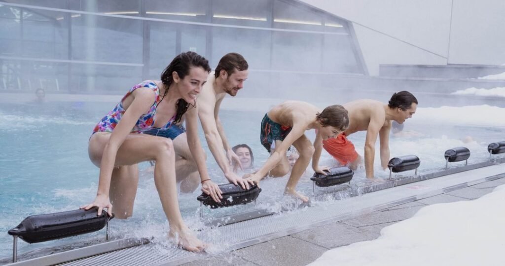Aquatic centre near Bozel, an ideal rainy-day outing
